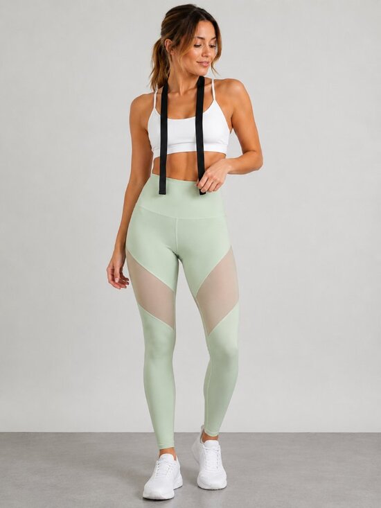 Motion by Coalition Pants - Motion by Coalition Mint Green Leggings Womens S High Rise Athletic Yoga Activew
